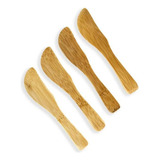 Kit De Espátulas Com 4 Peças Bambu Clink