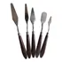 Kit De Espátulas Para Pintura Grande Aço Inox 5 Peças