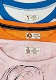 Kit De Etiqueta Termocolante Personalizada Para Roupas  Bolsas  Tecidos  70 Unidades  Tamanho 3 5x1 5cm