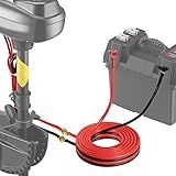 Kit De Extensão De Cabo De Bateria De Motor De Corrico De 3 M De Pesca Marinha Motores Extensão De Cabo De Bateria Kit De Extensão De Fio De Cabo 8AWG Para Estender A Caixa De Bateria Ao Motor De Pesca