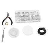Kit De Fabricação De Joias Conjunto De Artesanato De Joias Caixa Transparente Suprimento De Joias Acessórios De Pipa Fecho De Lagosta Para Fazer Joias Suprimentos De Joias Kit Inicial Para Fazer Joia