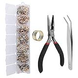 Kit De Fabricação De Joias DIY Anel De Fabricação De Joias Anel De Fecho De Lagosta Pinça Suprimentos De Ferramentas Para Fabricação De Joias Suprimentos Para Joias Kit Inicial Para Fabricação De Joi