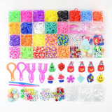 Kit De Fabricação De Pulseiras Loom Elásticos Diy Arts Craft