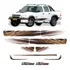 Kit De Faixa Lateral P/ S10 Rodeio 2011 4x4 Vermelho Diesel