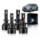 Kit De Faróis Led De 28000lm Com Luz Alta E Baixa Para A Sér