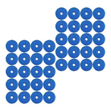 Kit De Feltros Eva P Pratos De Bateria Azul 40 Unidades 