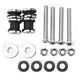 Kit De Ferragens De Ancoragem De Motocicleta Parafuso De Montagem De Barra De Metal Com Encosto De Gancho Destacável Para FLSTC FXSTSB FXSTS FXSTC FLSTF FXST FXSTB FLSTN