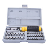 Kit De Ferramenta Aiwa 41 piece Bit And Socket Set nova 