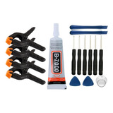 Kit De Ferramentas Cola Grampos P Manutenção De Celular