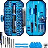 Kit De Ferramentas Com 152 Peças De Chave De Fenda Kit De Ponteiras Bits Para Parafusadeira Magnético Para Desmontar Notebook IPhone Android Com Pinça Eixo Flexível Palhetas Alavanca E Ventosa
