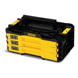 Kit De Ferramentas Com Caixa Organizadora Stanley Modelo Stmt17993 la Caixa Organizadora De Ferramentas Com 3 Gavetas 1 Baú E Jogo De Ferramentas Com 203 Peças Preto amarelo