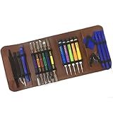 Kit De Ferramentas Com Chaves De Precisão Espatula Pinça Ventosa Para Reparo Em Celulares Tablet Yaxun Yx 6126 26 Peças