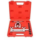 Kit De Ferramentas De Alargamento De 9 Peças Altamente Eficiente Robusto Confiável Kit De Ferramentas De Alargamento De Tubo Duplo Com Caixa Para Linha De Freio