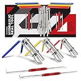 Kit De Ferramentas De Instalação De Vedação Hidráulica 5 Peças Ferramentas De Vedação De Reparo De Pistão De Cilindro Hidráulico Kits De Ferramentas De Instalação De Vedação De Haste Em U Conjunto De Ferramentas De Instalação De Torção De Vedação Atualizada Com Conjunto De Palhetas E Ganchos