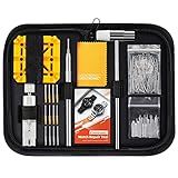 Kit De Ferramentas De Remoção De Elos De Relógio Kit De Reparo De Relógio Eventronic Com Kit De Ferramentas De Pulseira De Relógio Para Substituição De Pulseira De Relógio Kit De Ferramentas De Relógio Profissional Incluindo Removedor De Pinos De Elos Ferramenta De Barra De Mola 20 Peças De Pinos De Mola