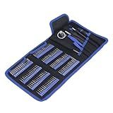 Kit De Ferramentas De Reparo Magnético Antiderrapante Resistente 112 Brocas Alça Ergonômica Conjunto De Chave De Fenda Precisa 126 Em 1 Com Bolsa De Armazenamento Para