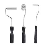 Kit De Ferramentas De Rolo De Fibra De Vidro- 3 Peças De Rolo De Bolha De Laminação De Resina De Fibra De Vidro Para Banheira Chuveiro Banheira Reparo De Barco