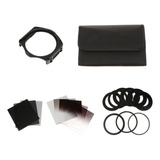 Kit De Filtro Nd 2 4 8 16 Completo Para Suporte Cokin P 9