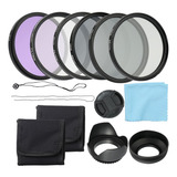Kit De Filtros De Lente Uv Cpl Fld De Câmera Profissional E