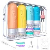 Kit De Frascos Para Viagem De Shampoo E Condicionador Conjunto De Recipientes Para Cosméticos Sem BPA à Prova De Vazamento Ideal Para Organização De Negócios E Lazer Para Todos Os Viajantes