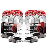 Kit De Freio De Desempenho Power Stop KC700 Com 1 Clique Com Pinça Frontal E Traseira