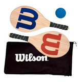Kit De Frescobol Wilson Logo