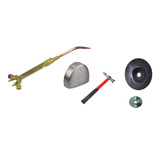 Kit De Funileiro Martelo Tasso Salto Funileiro E Maçarico 201 Disco Prato Para Poliriz E Lixadeira 4 1 2 Pol 115mm