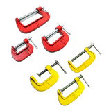 Kit De Grampos Sargento Com 6 Peças Uso Profissional