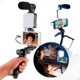 Kit De Gravação Celular 5 Em 1 Youtuber Marketing Digital