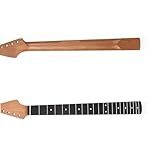 Kit De Guitarra Pescoço 21 Trastes Roasted Maple Guitarra Elétrica Braço Rosewood Fretboard Peg Holes 8mm Truss Rod Ajustável Acessórios Peças