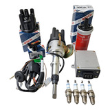 Kit De Ignição Opala 4cc Tampa Rotor Bobina E Velas Bosch