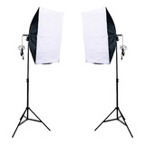 Kit De Iluminação Foto E Video Luz Continua Softbox E Tripé