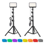 Kit De Iluminação Led Para Estúdio De Vídeo Ubeesize Com 16