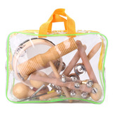 Kit De Instrumentos De Percussão Manual Para Crianças, 11