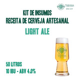 Kit De Insumos Cerveja Artesanal Light Ale 50 Litros