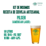 Kit De Insumos Receita Cerveja Artesanal Pilsen 50 Litros