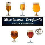 Kit De Insumos Receita Cervejas Ale Red ale pilsen 20litros