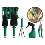 Kit De Jardinagem Horta 5 Peças   Maleta Plástica Hutz