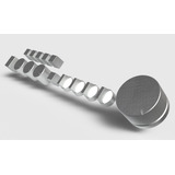 Kit De Knob 15 Pçs Equalizador Cygnus Cp 1800 Prata