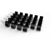 Kit De Knob 28 Pçs Equalizador Cygnus Cp 800 Preto