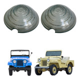 Kit De Lente Lanterna Diant Vidro Grande Jeep Willys 55/65