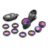 Kit De Lentes De Câmera Apexel 10 Em 1 Macro Wide Fisheye Te
