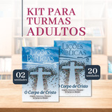 Kit De Lições Bíblicas Adulto Ebd 20 Aluno 2 Professor Trimestre Atual Cpad