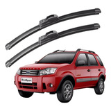 Kit De Limpador Dianteiro Silicone Ecosport 2005 A 2012