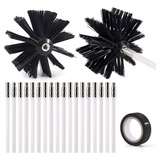 Kit De Limpeza De Chaminé Com Escova De Duto ventilação