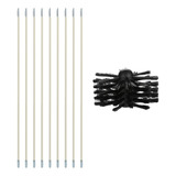 Kit De Limpeza De Chaminé De 9 Peças Com Cabeça De Escova N