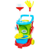 Kit De Limpeza Infantil Cleaning Trolley Brinde Maral