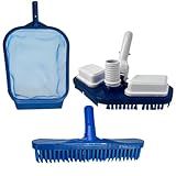 Kit De Limpeza Para Piscinas Great Pool   Fibra Vinil Alvenaria   Azul   Plástico   Compatível Com Diferentes Tipos De Piscinas