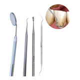 Kit De Limpeza Tártaro Dental Com Extrator Tártaro N 33