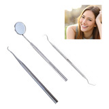 Kit De Limpeza Tártaro Dental Sonda Extrator Espelhocabo